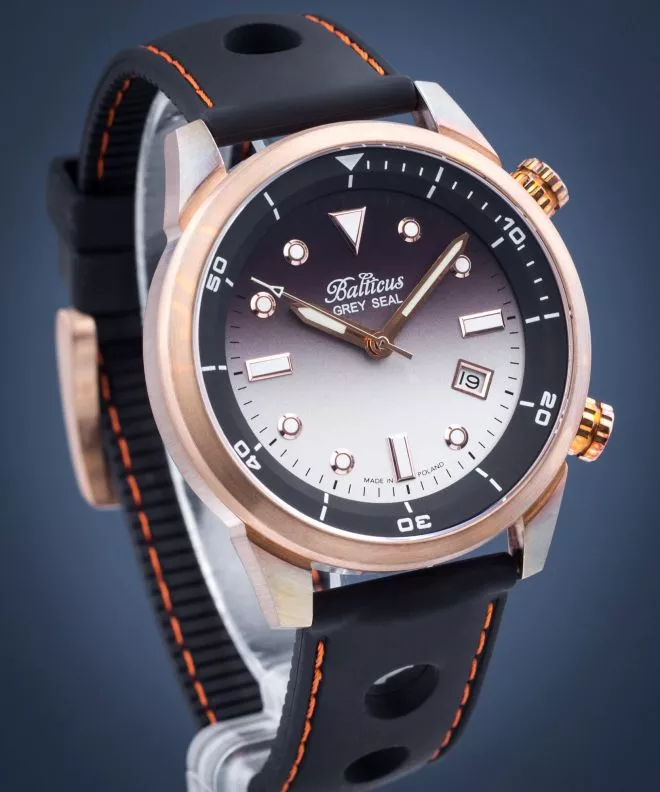 Pánské hodinky Balticus Grey Seal Bronze Automatic Limited Edition GS-A-B GS-A-B