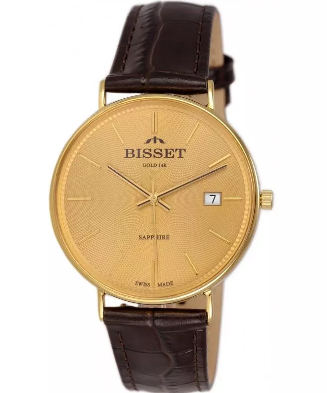 Pánské hodinky Bisset Classic Gold 14K BSYF24GIGX01BX