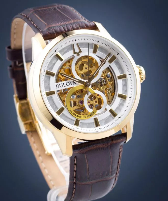 Pánské hodinky Bulova Classic Automatic Open Heart 97A138 97A138