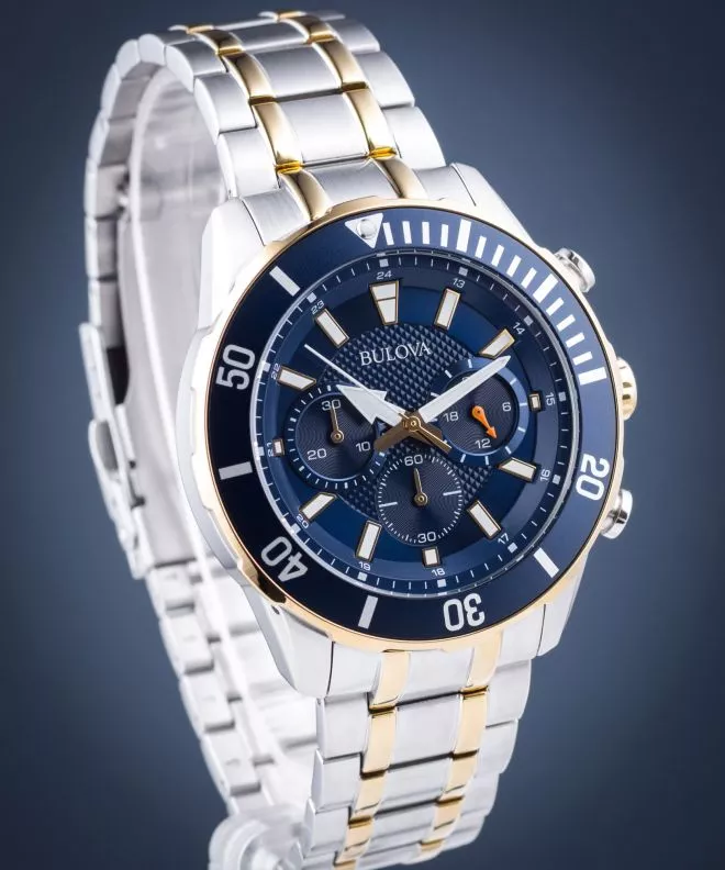 Pánské hodinky Bulova Sport Gold Chronograph 98A246 98A246