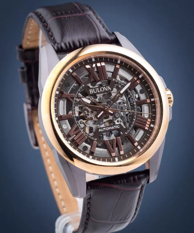 Pánské hodinky Bulova Classic Skeleton Automatic 98A165 98A165