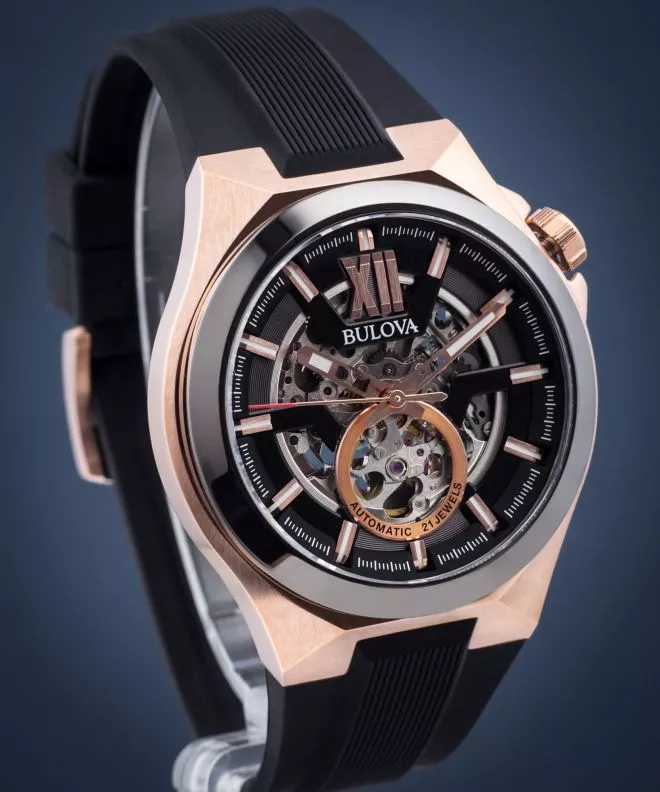 Pánské hodinky Bulova Classic Skeleton Automatic 98A177 98A177