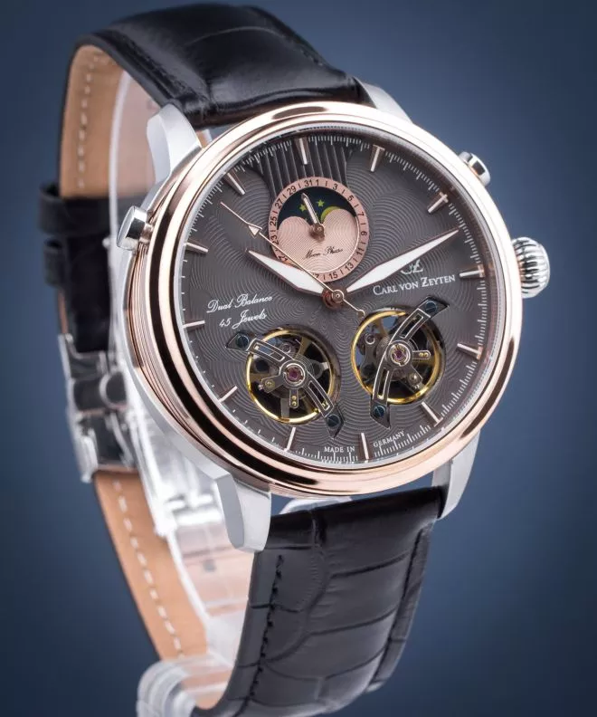 Pánské hodinky Carl von Zeyten Durbach Twin Balance Automatic CVZ0060RGU CVZ0060RGU