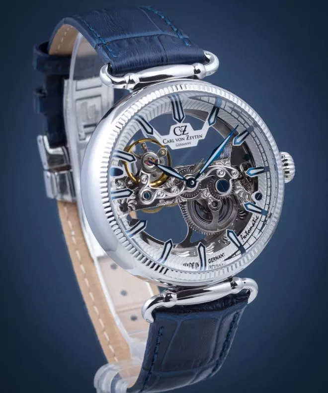 Pánské hodinky Carl von Zeyten Elzach Skeleton Automatic CVZ0031WH CVZ0031WH