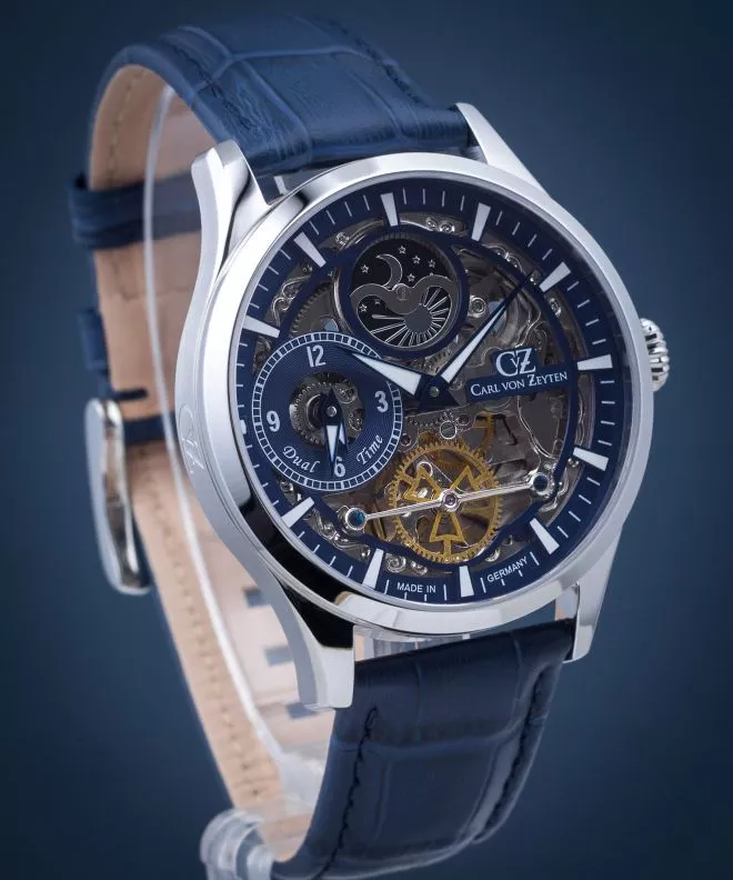 Pánské hodinky Carl von Zeyten Freiburg Skeleton Automatic CVZ0063BLS CVZ0063BLS