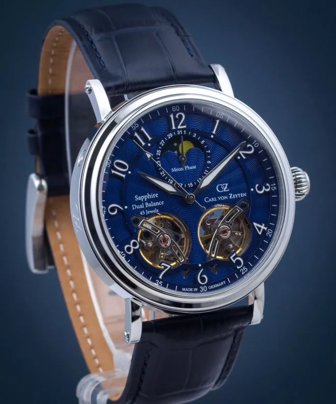 Pánské hodinky Carl von Zeyten Murg Twin Balance Automatic CVZ0054BLS CVZ0054BLS