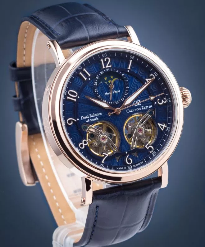 Pánské hodinky Carl von Zeyten Murg Twin Balance Automatic CVZ0054RBL CVZ0054RBL