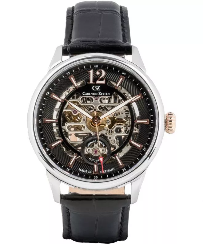 Hodinky Carl von Zeyten Schramberg Skeleton Automatic CVZ0080BKRS