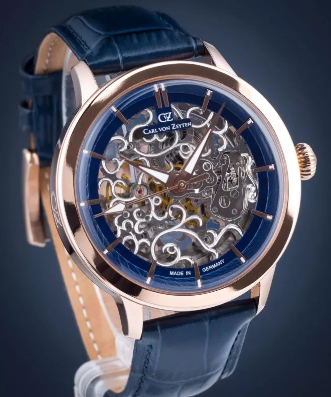 Pánské hodinky Carl von Zeyten Carl von Zeyten Triberg Skeleton Automatic CVZ0013RBL CVZ0013RBL