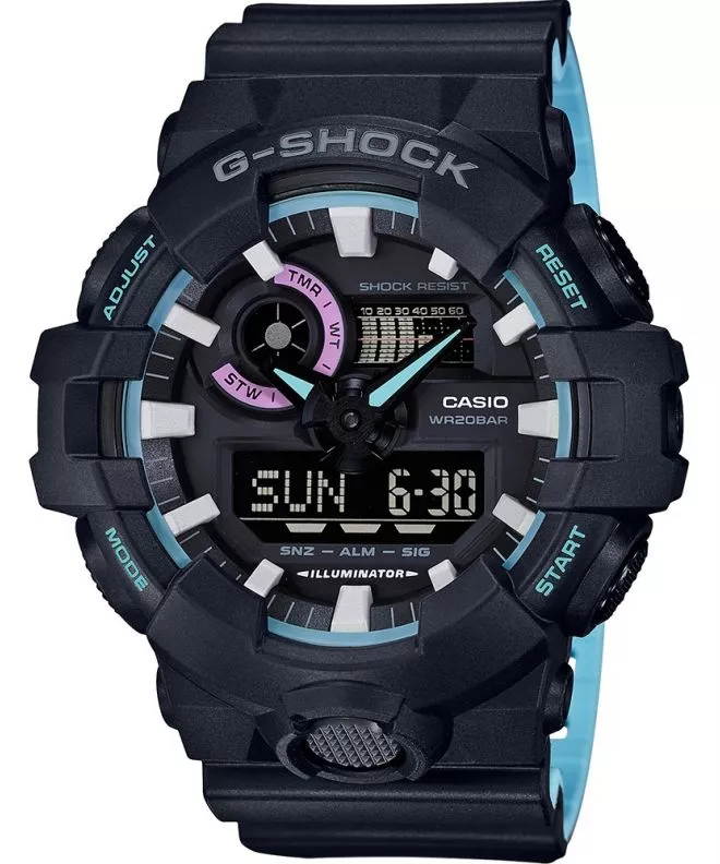 Pánské hodinky G-SHOCK Casio 90'S Rave Color GA-700PC-1AER GA-700PC-1AER
