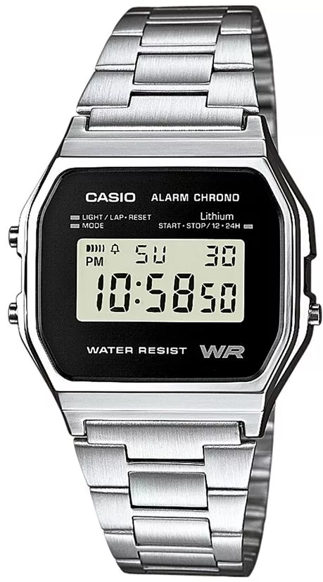 Pánské hodinky Casio Vintage Silver A158WEA-1EF A158WEA-1EF