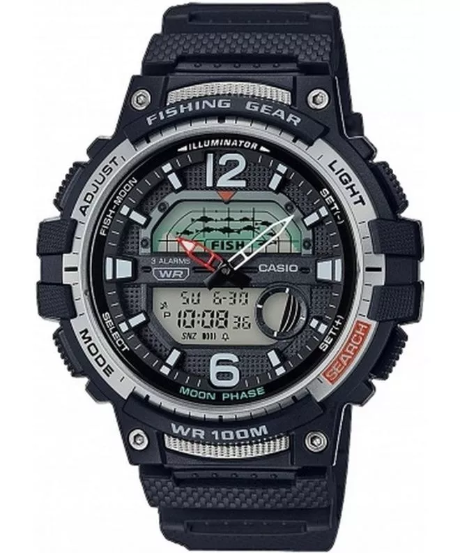 Pánské hodinky Casio Sport Fishing Gear Combi WSC-1250H-1AVEF WSC-1250H-1AVEF