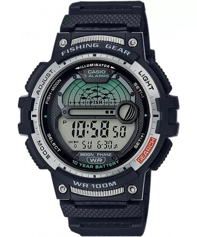 Pánské hodinky Casio Sport Fishing Gear Digital WS-1200H-1AVEF WS-1200H-1AVEF