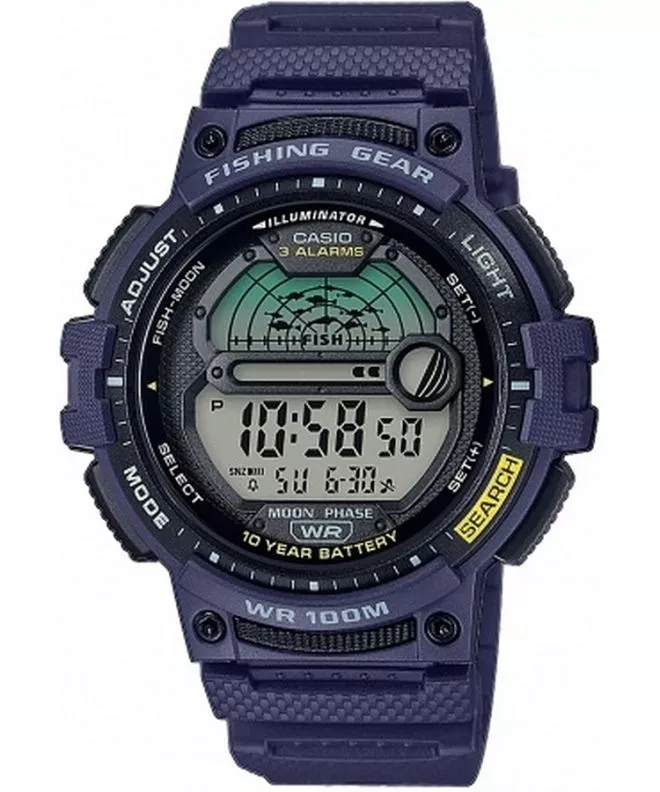 Pánské hodinky Casio Sport Fishing Gear Digital WS-1200H-2AVEF WS-1200H-2AVEF