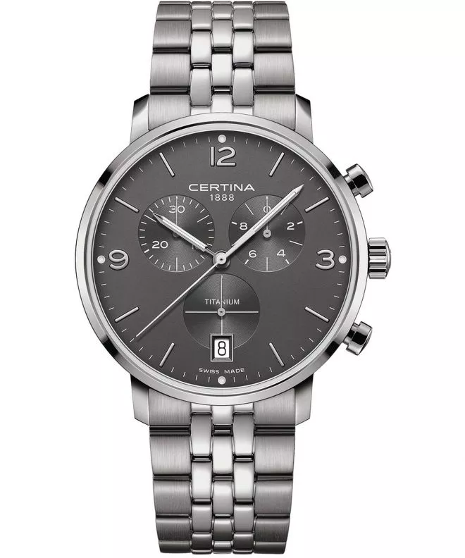 Pánské hodinky Certina Urban DS Caimano Chrono Titanium C035.417.44.087.00 (C0354174408700)