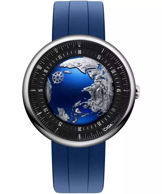 Hodinky Ciga Design U Series Blue Planet II Titanium Automatic GPHG 2021 U038-TU01-6U