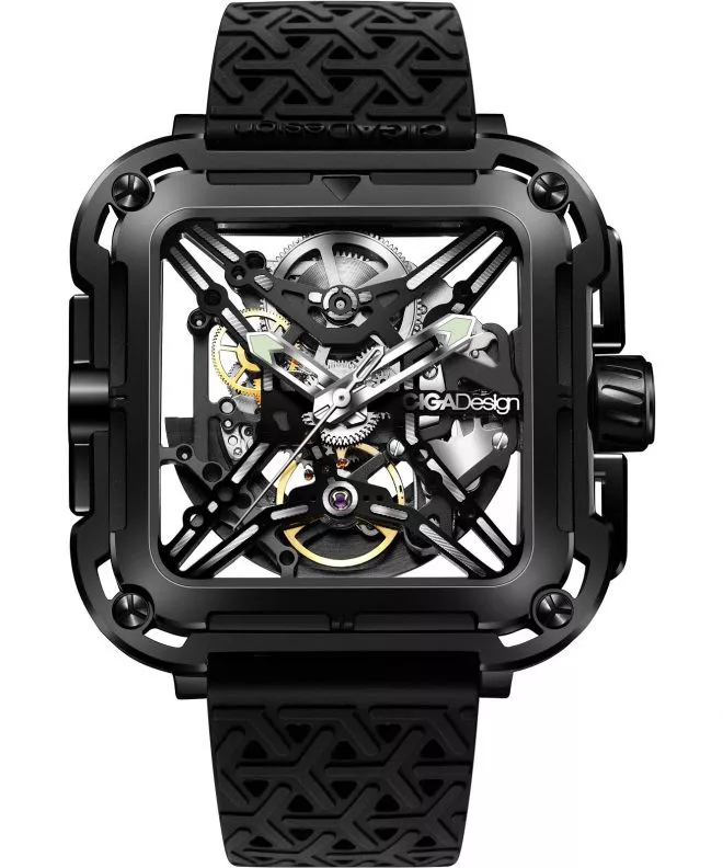 Hodinky Ciga Design X Series Gorilla Skeleton Automatic X011-BB01-25BK