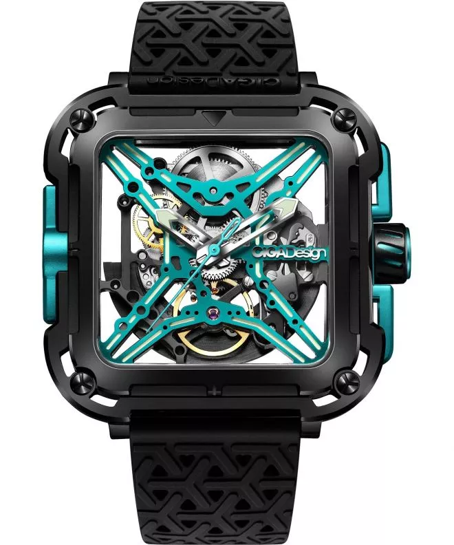 Hodinky Ciga Design X Series Gorilla Modern Skeleton Ceramic Limited Edition X011-BLBU-25BK