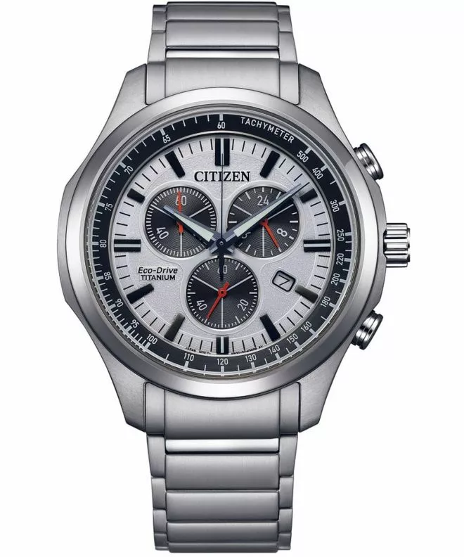 Hodinky pánské Citizen Eco-Drive Super Titanium Chronograph AT2530-85A