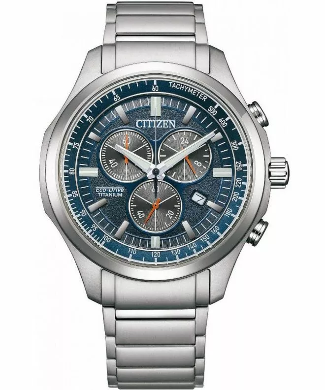 Hodinky pánské Citizen Eco-Drive Super Titanium Chronograph AT2530-85L