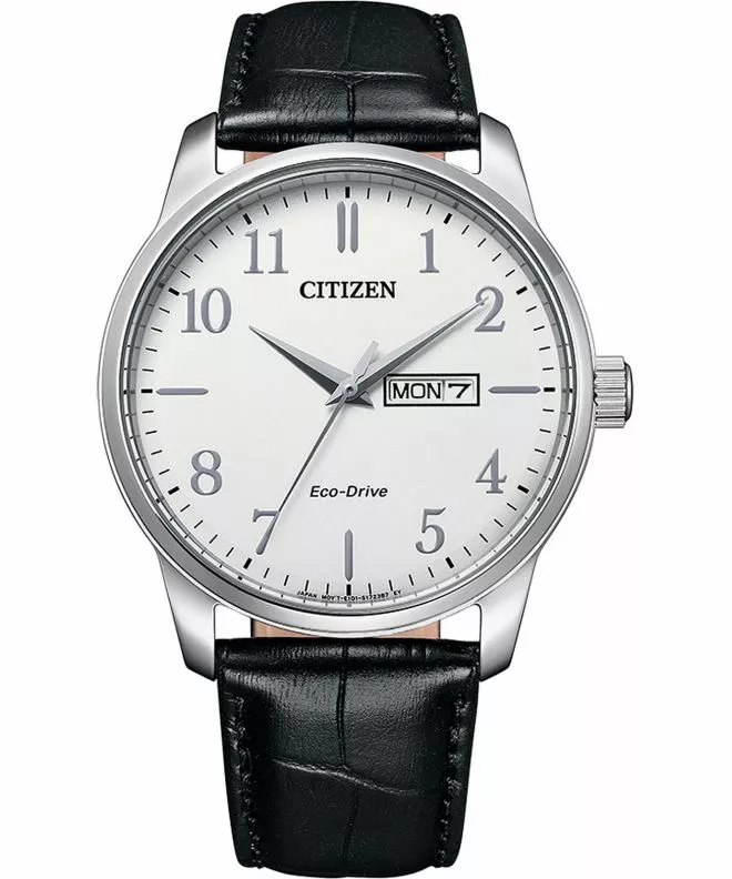 Hodinky pánské Citizen Leather Eco-Drive BM8550-14AC (BM8550-14AE)