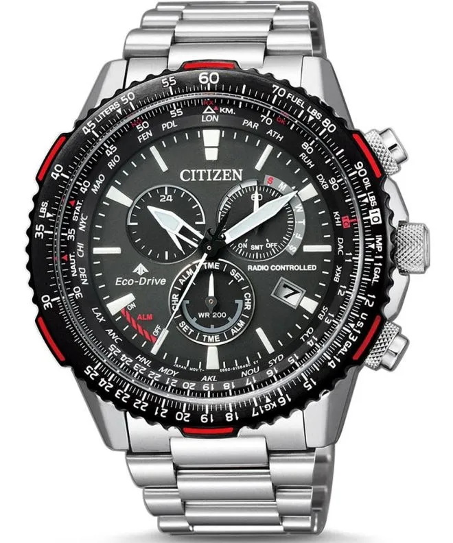Hodinky pánské Citizen Eco-Drive Radio Controlled Chronograph Perpetual Calendar Promaster CB5001-57E
