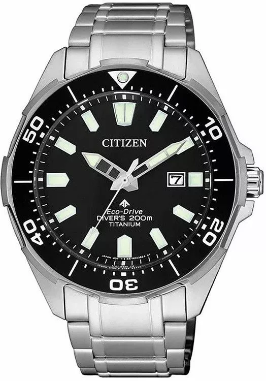 Hodinky pánské Citizen Promaster Professional Diver Titanium Eco-Drive BN0200-81E
