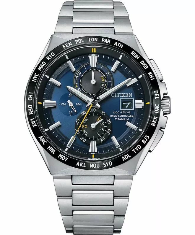 Hodinky pánské Citizen Radio Controlled Super Titanium Eco-Drive AT8234-85L