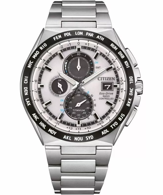 Hodinky pánské Citizen Radio Controlled Super Titanium Eco-Drive AT8238-84A