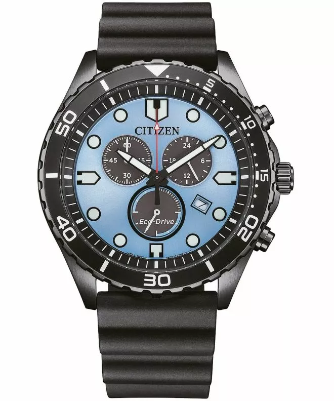 Hodinky pánské Citizen Sporty Aqua Eco-Drive Chronograph AT2567-18L