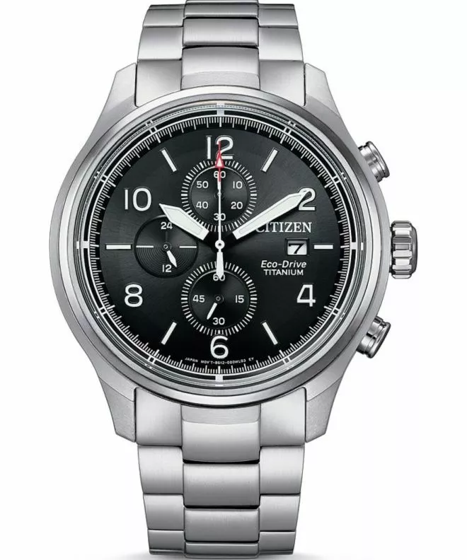 Hodinky pánské Citizen Titanium Eco-Drive Chrono CA0810-88E