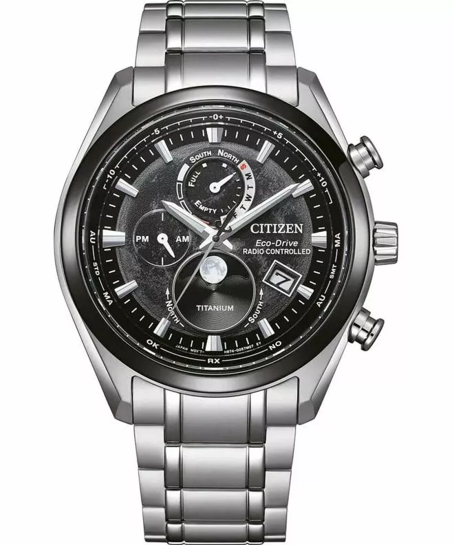 Hodinky pánské Citizen Tsukiyomi Radio Controlled Moonphase BY1018-80E