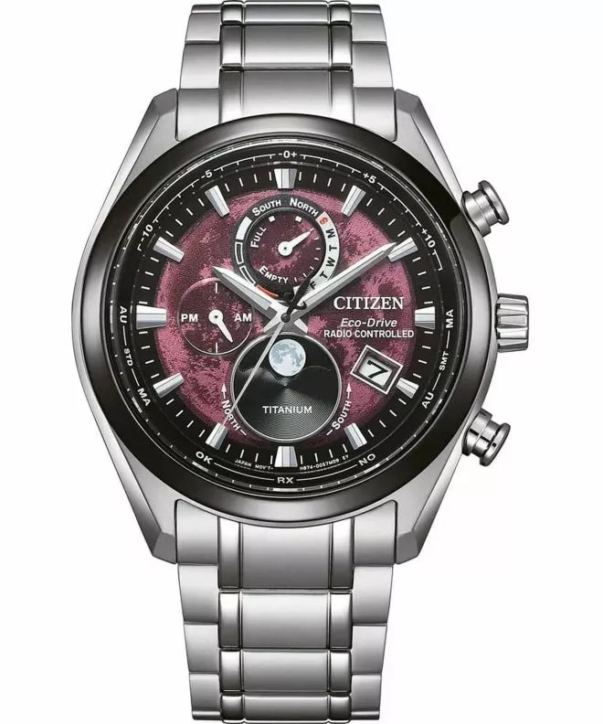Hodinky pánské Citizen Tsukiyomi Radio Controlled Moonphase BY1018-80X