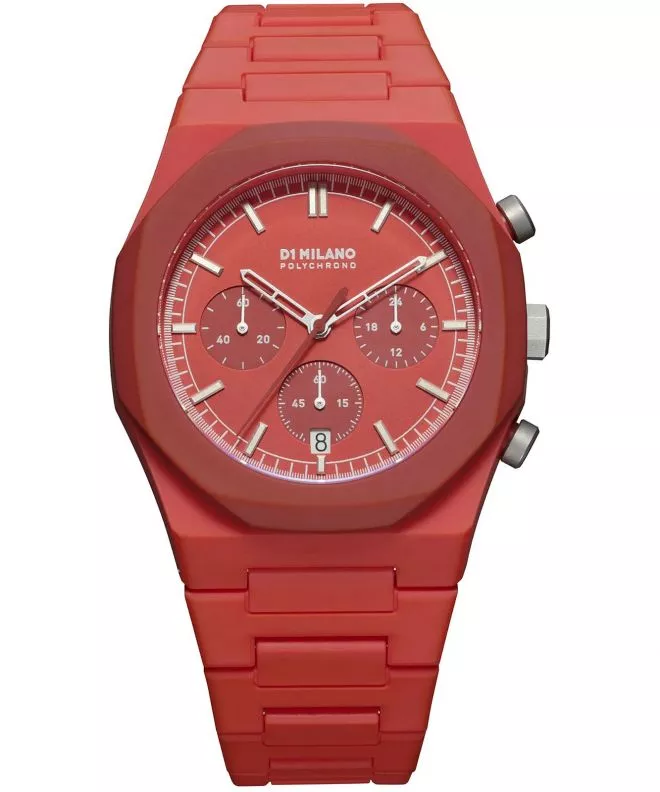 Hodinky D1 Milano Red Blast Polychrono Chronograph PHBJ05