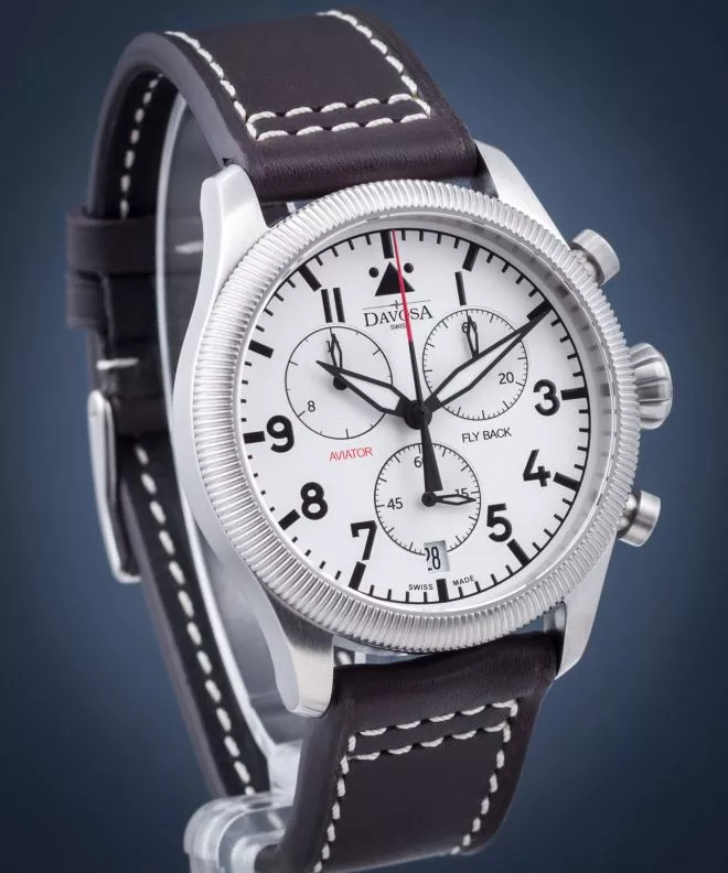 Pánské hodinky Davosa Aviator Flyback Chronograph 162.499.15 162.499.15
