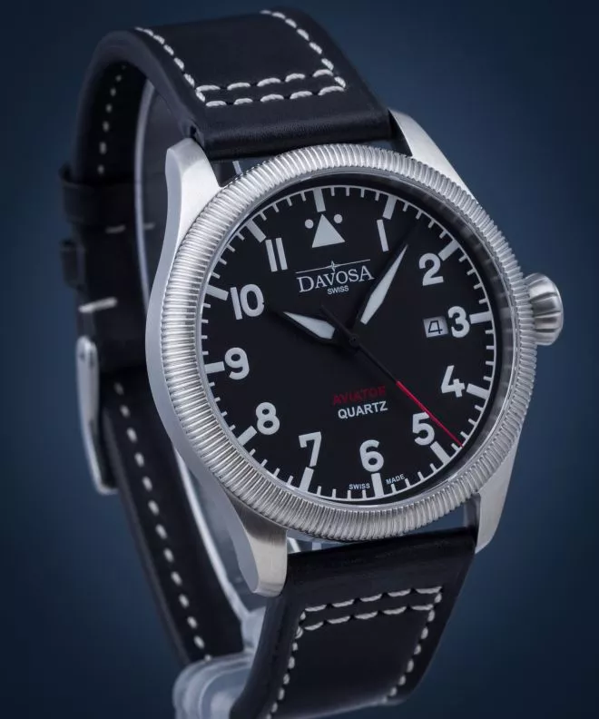 Pánské hodinky Davosa Aviator Quartz 162.498.55 162.498.55