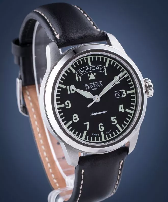 Pánské hodinky Davosa Newton Pilot Day-Date Automatic 161.431.56 161.431.56