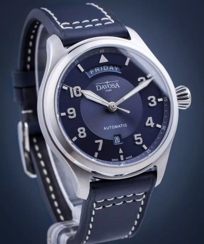 Pánské hodinky Davosa Newton Pilot Day-Date Automatic 161.585.45 161.585.45