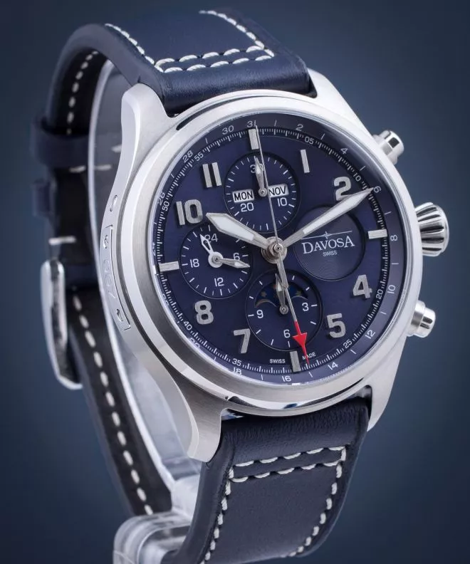 Pánské hodinky Davosa Newton Pilot Moonphase 161.586.45 161.586.45