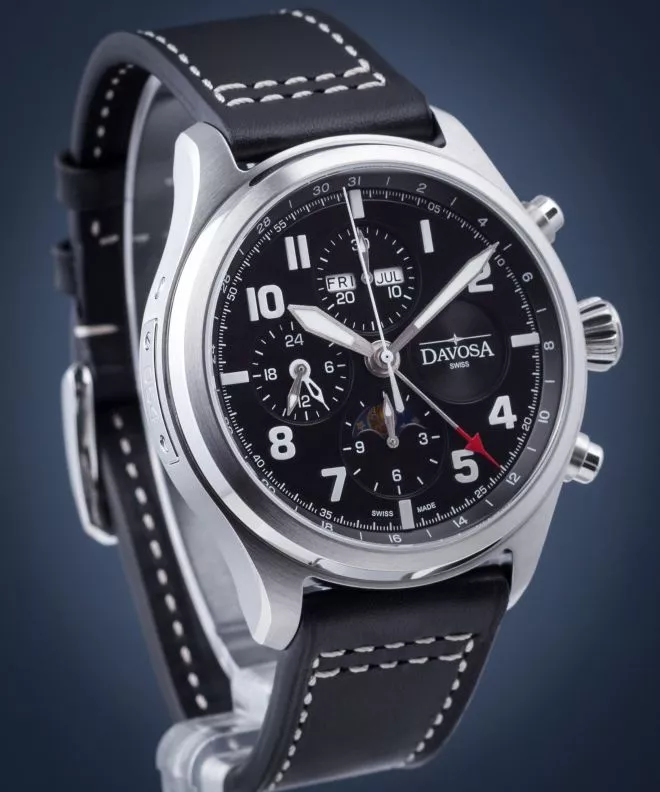 Pánské hodinky Davosa Newton Pilot Moonphase 161.586.55 161.586.55