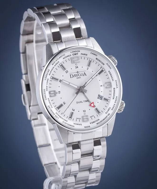 Pánské hodinky Davosa Vireo Dual Time 163.480.15 163.480.15