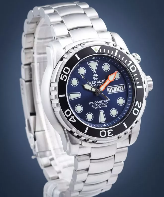 Pánské hodinky Deep Blue Pro Sea Diver 1000M Helium-Safe Automatic SEA1KBLBRC SEA1KBLBRC