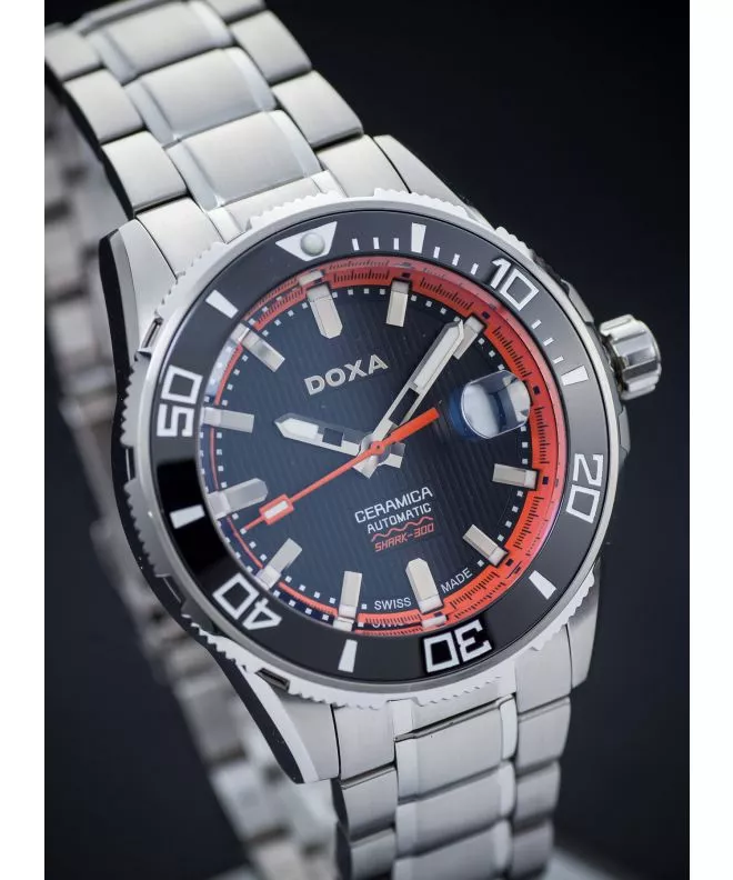 Pánské hodinky Doxa Into Ocean Shark Automatic D127SBO D127SBO