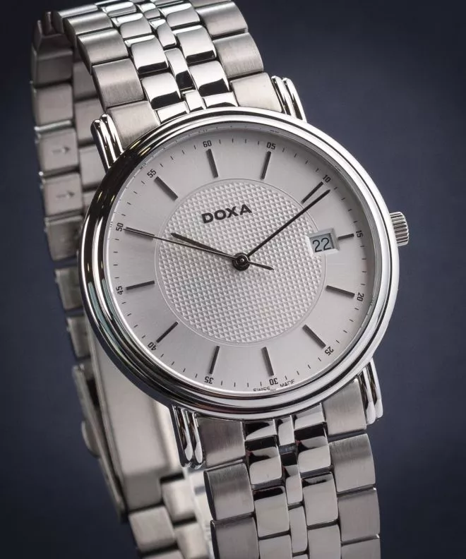 Pánské hodinky Doxa Gent Royal Index 221.10.021.10 221.10.021.10