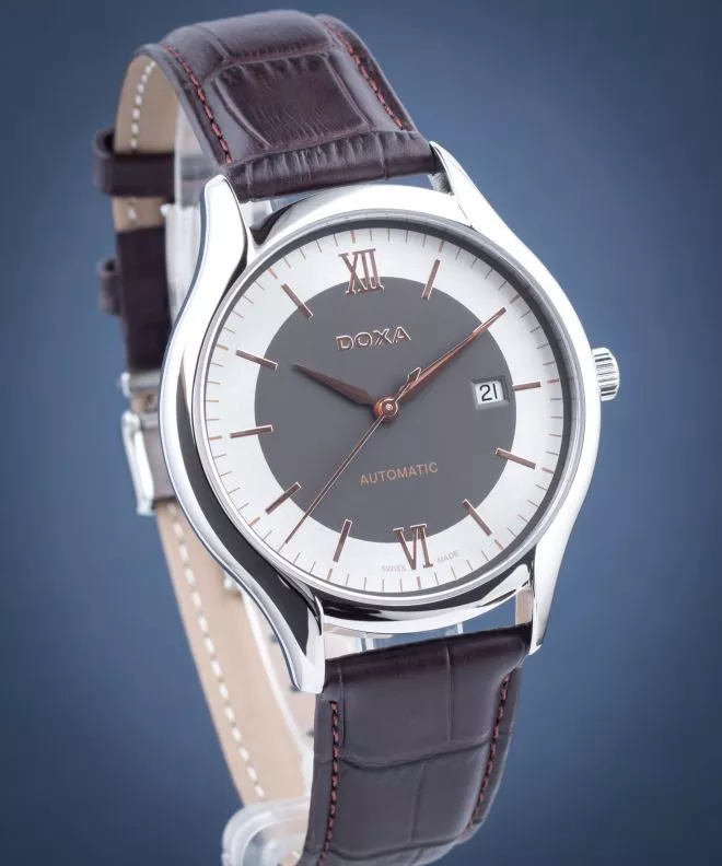 Pánské hodinky Doxa Slim Line Automatic 216.10.122R.02 216.10.122R.02