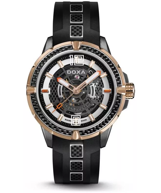 Pánské hodinky Doxa Trofeo TC Skeleton Titanium Automatic Chronometer Limited Edition D192RBO D192RBO