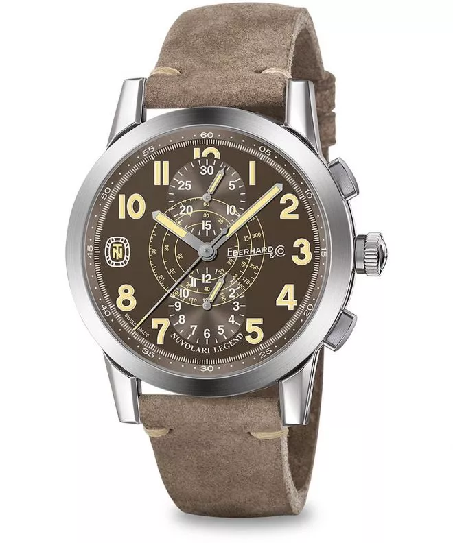 Pánské hodinky Eberhard Nuvolari Legend “The Brown Helmet” Automatic Chronograph 31138.02 CP 31138.02 CP