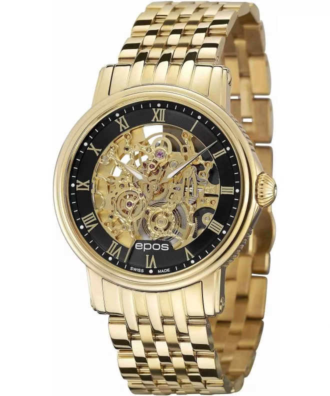 Pánské hodinky Epos Emotion Skeleton Automatic 3390.156.22.25.32 3390.156.22.25.32
