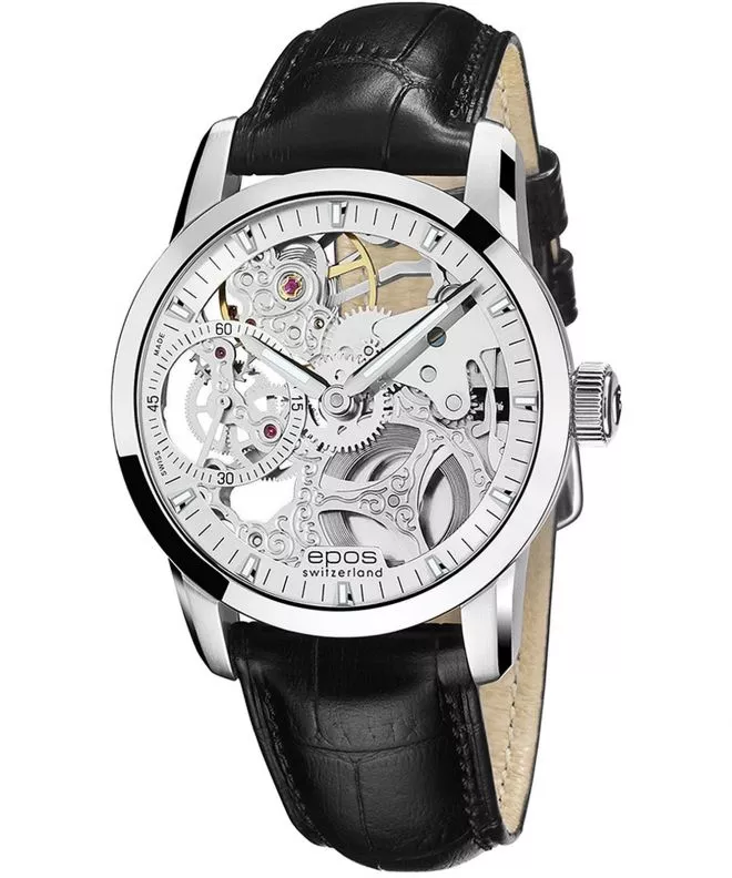 Pánské hodinky Epos Sophistiquee Skeleton 3424.185.20.18.25 3424.185.20.18.25