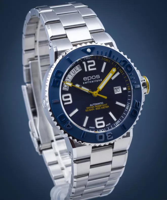 Pánské hodinky Epos Sportive Day Date Diver Automatic 3441.142.96.96.30